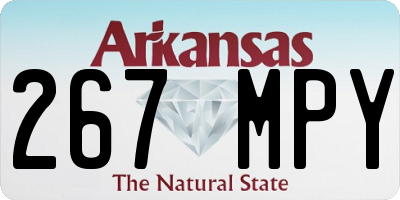 AR license plate 267MPY