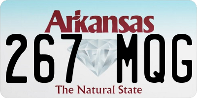 AR license plate 267MQG