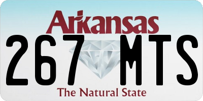 AR license plate 267MTS