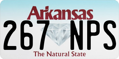 AR license plate 267NPS