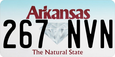 AR license plate 267NVN