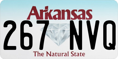 AR license plate 267NVQ