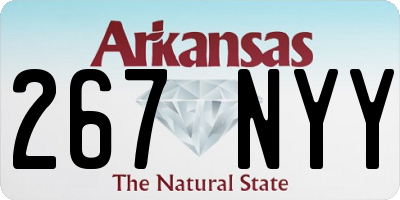 AR license plate 267NYY