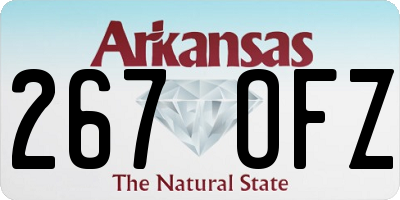 AR license plate 267OFZ