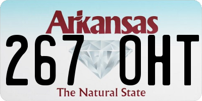 AR license plate 267OHT