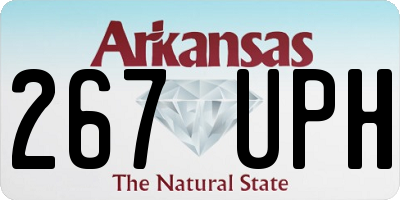 AR license plate 267UPH
