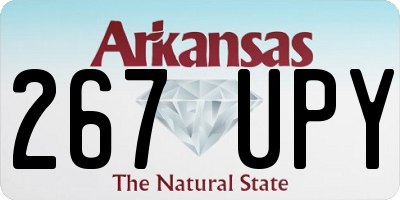 AR license plate 267UPY