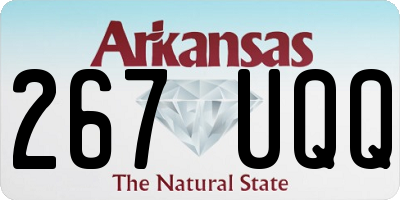 AR license plate 267UQQ