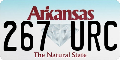 AR license plate 267URC