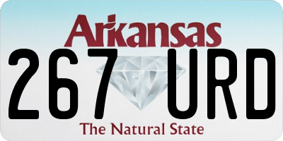 AR license plate 267URD