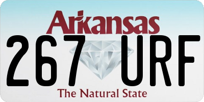 AR license plate 267URF