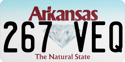 AR license plate 267VEQ