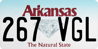 AR license plate 267VGL