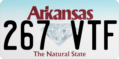 AR license plate 267VTF