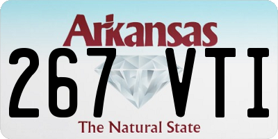 AR license plate 267VTI