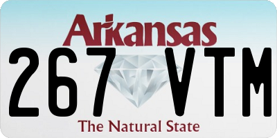 AR license plate 267VTM