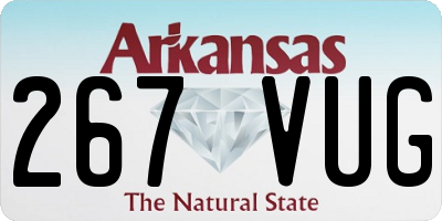 AR license plate 267VUG