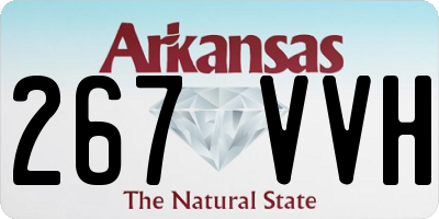 AR license plate 267VVH