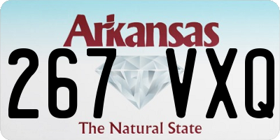 AR license plate 267VXQ