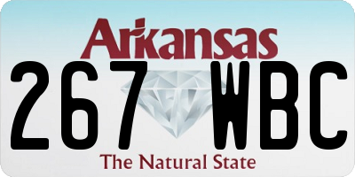 AR license plate 267WBC