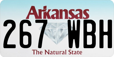AR license plate 267WBH