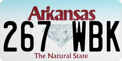 AR license plate 267WBK