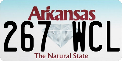 AR license plate 267WCL