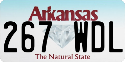 AR license plate 267WDL