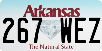 AR license plate 267WEZ