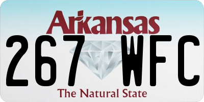 AR license plate 267WFC