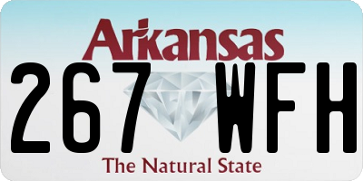 AR license plate 267WFH