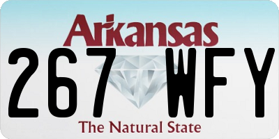 AR license plate 267WFY