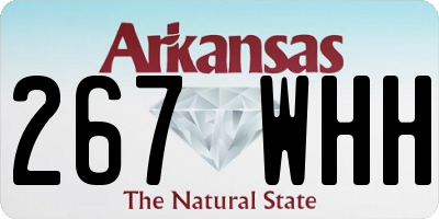 AR license plate 267WHH