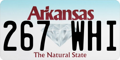 AR license plate 267WHI