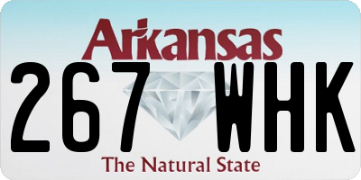 AR license plate 267WHK