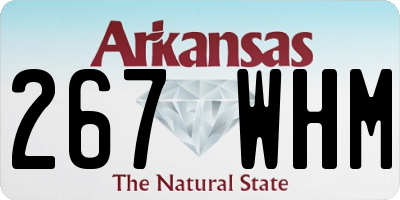 AR license plate 267WHM