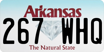 AR license plate 267WHQ