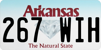 AR license plate 267WIH