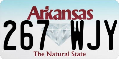 AR license plate 267WJY