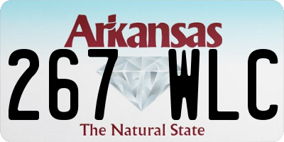 AR license plate 267WLC
