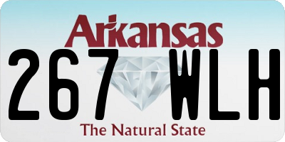AR license plate 267WLH
