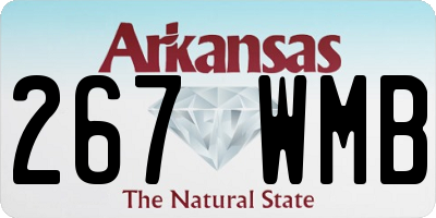 AR license plate 267WMB
