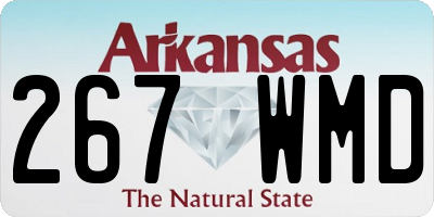 AR license plate 267WMD