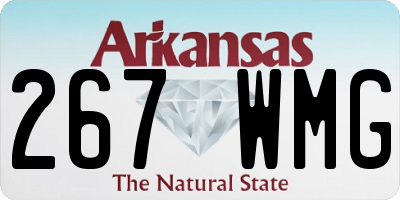 AR license plate 267WMG