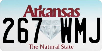AR license plate 267WMJ