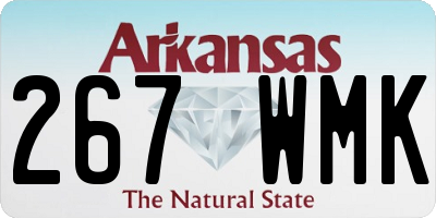 AR license plate 267WMK