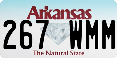 AR license plate 267WMM