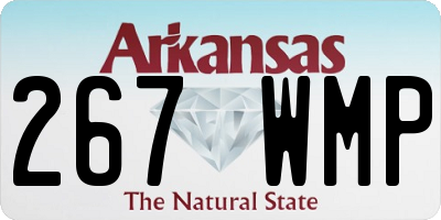 AR license plate 267WMP
