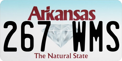 AR license plate 267WMS