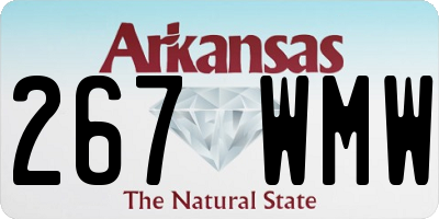 AR license plate 267WMW